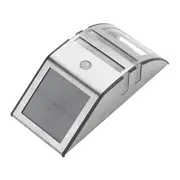 LED Solar Light Outdoor Waterproof Wireless Motion Sensor Light (Silver Shell-White)