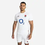 [UMBRO] England 2023/24 Mens Home Replica Rugby Jersey Shirt Top White