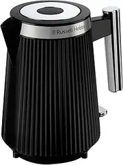 Russell Hobbs Bronte Kettle, RHK2675BLK, Distinctive Design, Internal Illumination, Perfect Pour, Push-to-Open Lid, Black