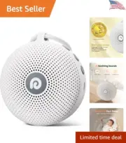 Compact Portable White Noise Machine - Powerful Battery - 21 Soothing Sounds
