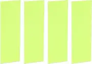 uxcell 4Pcs Knife Handle Liner, 4.7" x 1.6" x 0.04" G10 Spacer Sheets Knife Handle Spacer Material for Knife Scales Slabs Making Supplies Tool, Fluorescent Green