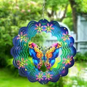 Metal Wind Spinners Outdoor - Butterfly Wind Spinners, Stainless Steel Hanging B