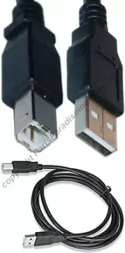 Lot10 6ft USB2.0 A~B AB Printer/Device/Scanner/Hub Cable/Cord/Wire PC/Mac{BLACK
