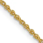 16 Inch 14K 1.3mm Sparkle Singapore Chain