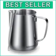 Stylish 32oz Stainless Steel Milk Jug with Latte Art Pen – Ultimate Coffee Tool