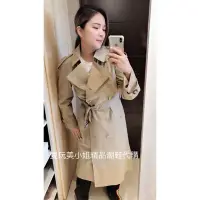 在飛比找Yahoo!奇摩拍賣優惠-Burberry 經典款 女款 風衣外套