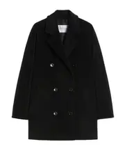 Max Mara Rebus Double-Breasted Coat IT40,IT34,IT44,IT42,IT38,IT36,IT46 black