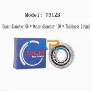 1PCS New For NACHI 7312B Angular Contact Ball Bearings 60x130x31mm #T2034A YS