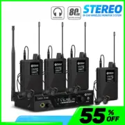 Stereo in-Ear Monitor System Professional Stage Recording Wireless for Drummer