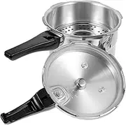 CRILSTYLEO Household Pressure Cooker Tall Pot Safe for Gas Stove Induction Cookers Easy to Clean Saves Time Effort