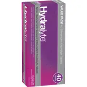 Hydralyte Effervescent Electrolyte Tablets Apple Blackcurrant 40 pack