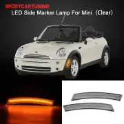 For MINI Cooper R50 R52 R53 2002-08 LED Amber Side Marker Corner Parking Lights (for: Mini)