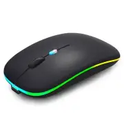 2.4GHz Wireless Bluetooth Mouse Slim Laptop Mouse for iPad Tablet Desktop