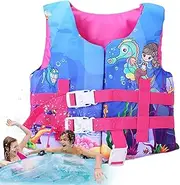 Swim Vest for Toddler 1-2 | Secure Toddler Swimming Vest | Quick-Dry Swimming Training Equipment for Lakeside, Water Park, Backyard Pool, Training
