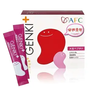 AFC GENKI+ 食育向上 60包/盒(日本原裝) 大豆胜肽+酵母鋅+乳清蛋白