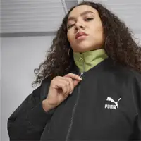 在飛比找ETMall東森購物網優惠-Puma 棒球外套 T7 Bomber 女款 黑 外套 寬鬆