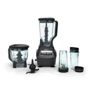 Ninja BL770 Mega Kitchen System: 1500W, 4 Functions, Blender, Processor, 72-oz.