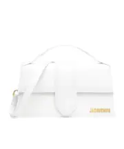 Jacquemus The Large Bambino Strapped Handbag One size white