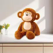Stuffed Plush Monkey Toy Unique Cute Realistic Birthday Gifts for Kids Teens