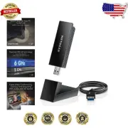 Nighthawk A8000 WiFi 6E USB Adapter - Plug-and-Play Fast Connection for Gaming