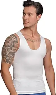 [TAFUER] Compression Shirt Men Tank Tops Gynecomastia Vest Tummy and Chest Firming Body Sheaper Undershirt