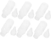 6pcs Industrial Glue Bottle Squeeze Bottles Small Bottles for Liquids Lotion Applicator Bottles Plastic Art Bottles Mini Empty Bottles 30ml Squirt Bottles Pe Transparent