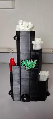 Weird Fab Zip Tie Holder Organizer Dispenser. Wall/Trailer Mounting, Made In USA
