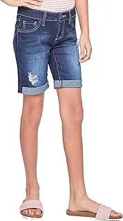 [YMI] Girls Essential Mid-Rise Cuffed Bermuda