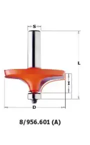 CMT Table Edge and Hand Rail Router Bit 2-1/2" Carbide Tipped 856.601.11