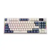 Attack Shark K86 Wireless Mechanical Keyboard Hot-Swappable bluetooth/2.4g 87 keys Gaming keyboard With Display Screen a