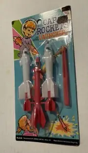 Vintage Cap Rocket Launchers By Schimmel Sons No 218, RARE NEW & SEALED, 1970’S