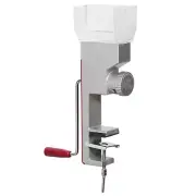 Grain Mill Wheat Flour Grinder, Stainless Steel Metal Burrs (Deluxe Grain Mill)