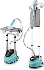FORUBAR Standing Garment Steamer 2000W, Professional Clothes Garment Steamer With Height Adjustable Ironing Board, for Clothes, Household and commercial
