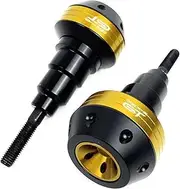 Motorbike Frame Slider Falling Protection for Suzuki GSX-S1000GT GSXS 1000 2022 2023 Motorcycle Frame Sliders Engine Exhaust Crash Pad Falling Protector Crash Sliders (Color : Gold)