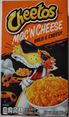 NEW CHEETOS MAC 'N CHEESE BOLD AND CHEESY FLAVOR 5.9 OZ BOX
