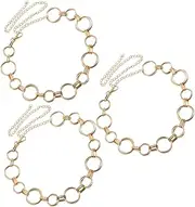 [COSMEVIVI] Retro Alloy Waist Chain Fashion Metal Body Chain Adjustable Tassel for Evening Prom Wedding