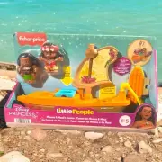 Fisher Price Little People Disney Moana & Maui's Canoe Set A NEW