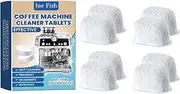 8 Packs of Filter Cotton, Compatible with Breville; 20 Packs of Coffee Machine Cleaning effervescent Tablets, Suitable for All Machines