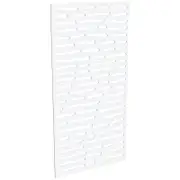 ProtectorAl 300-1200w x 1201-2400h Satin White/Gloss White Slate Unframed Composite Deco Panel