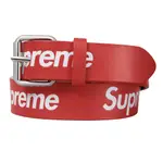 SUPREME REPEAT LEATHER BELT 紅色 SIZE:L/XL(44“) 全新未使用