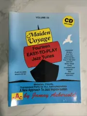 NEW Maiden Voyage with CD - Fourteen Easy-To-Play Jazz Tunes Volume 54