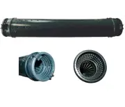 Wildkinger 75cm Aalrohr 2 Einläufe 12cm Ø Trap Cancer Reuse Fish Bait Eel Reuse