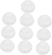 WESIEVYA Hair Remover Protective Covers 10 Pc Lint Roller Spares Sturdy Plastic for Lint Rollers