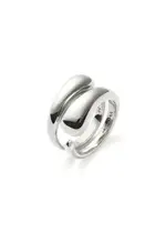 Missoma Molten Silver-plated Stacking Rings - set of two Q (UK Q / US 8)