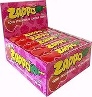 ZAPPO Sour Strawberry Flavoured Chews - (Bulk Pack of 30 Sticks)