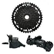 FALCON GYR Freewheel System 1x8 Speed 13-42T MTB Groupset , Black