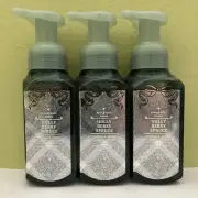 (3) Bath & Body Works HOLLY BERRY SPRUCE Gentle Foaming Hand Soap 8.75oz NEW