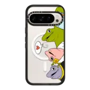 Google Pixel 9 Pro Impact Magnetic Case Froggy Friends!