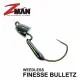 【RONIN 獵漁人】Z-MAN Finesse Bullet 軟蟲鉛頭腹鉛鉤 Jig Head 汲鉤頭(路亞 軟蟲 淡水 海水 根魚)