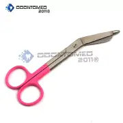 1 Lister Bandage Nurse Scissors 5.5'' - Color Handles Magenta